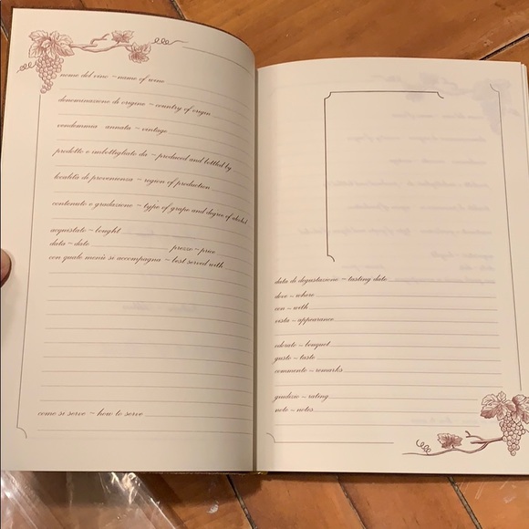 Leather bound wine journal - Picture 6 of 11